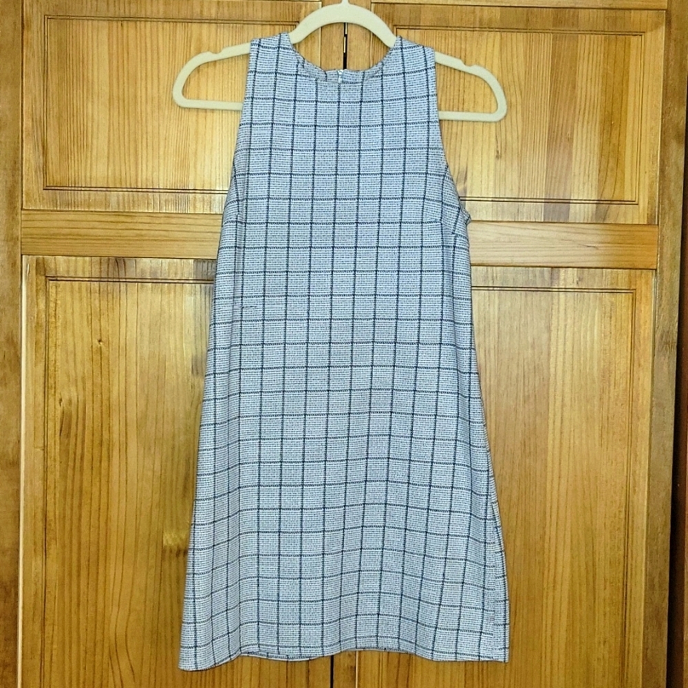 Plaid A-Line Mini Dress